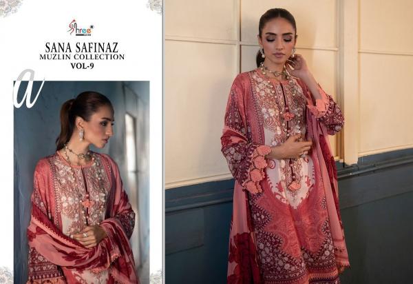 Shree Sana Safinaz Muzlin Collection 9 Cotton Pakistani Salwar Suits